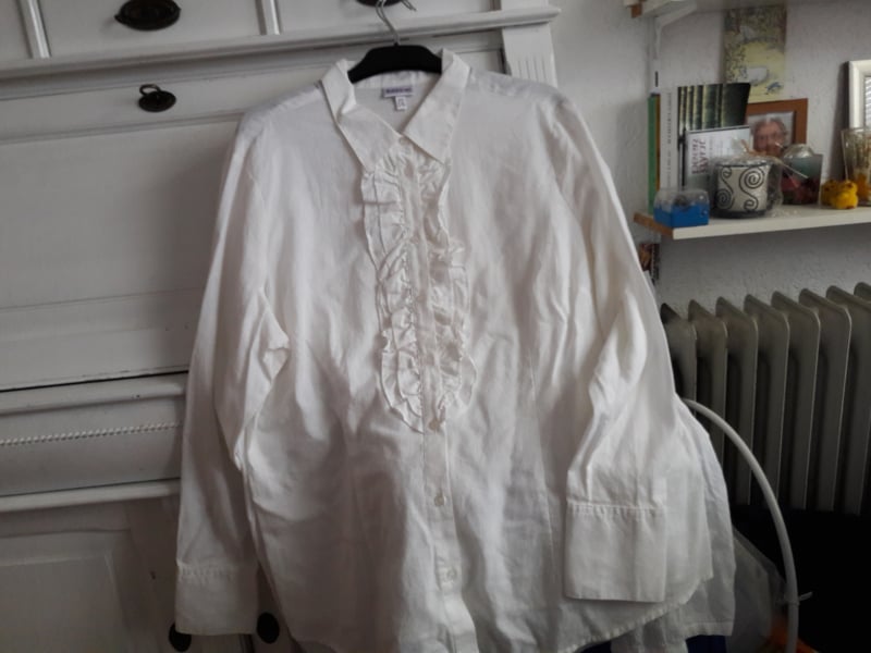 Antieke blouze met lange mouwen uit de 50er jaren